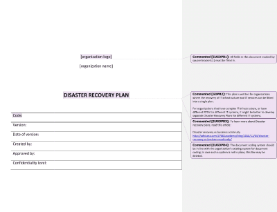 Disaster Recovery Plan - Advisera