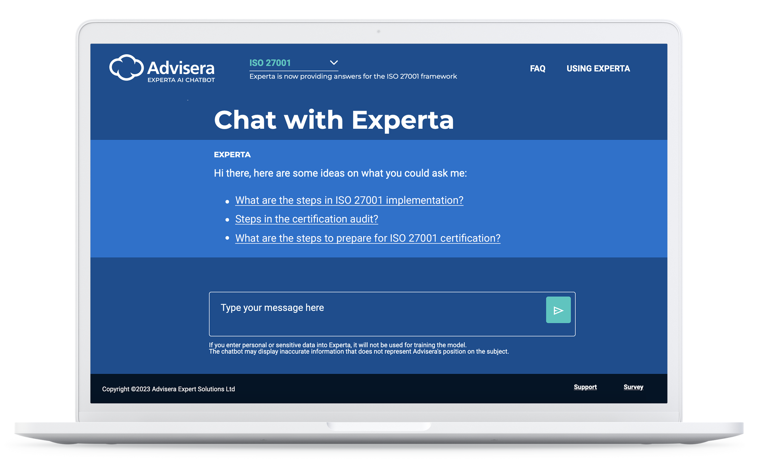 Experta: AI-Powered ISO Knowledge Base - Advisera