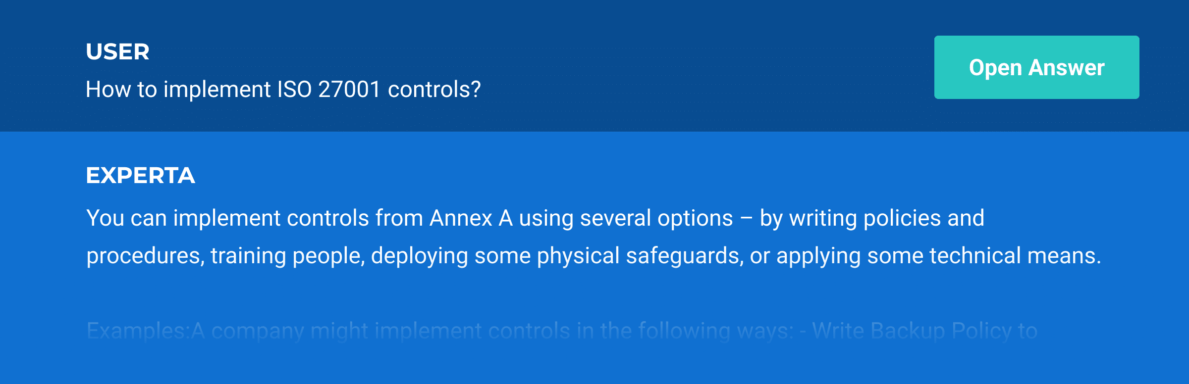 How to implement ISO 27001 Annex A controls by using AI - 27001Academy